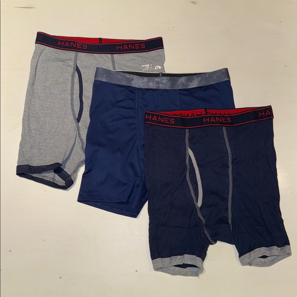 Hanes Boy’s Boxer Briefs - BUNDLE OF NINE - NEW SZ BOY’s XL